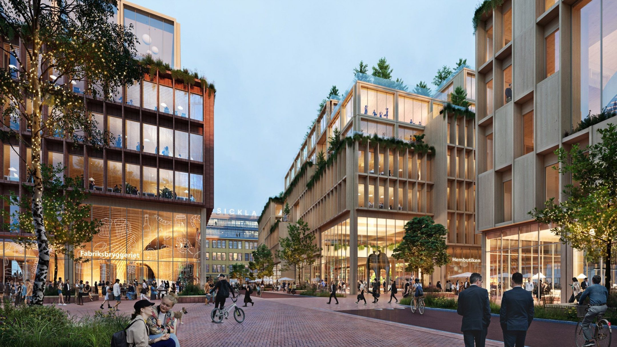 Švédsko postaví městskou čtvrť ze dřeva